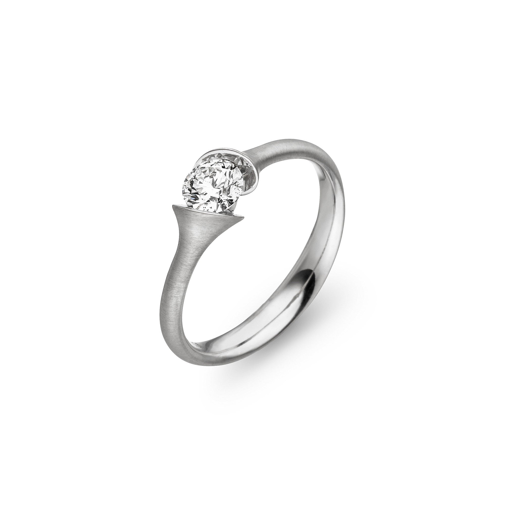 Schaffrath CALLA Diamantring - 218_CALSO_50_WW (WW) aus Weißgold mit Diamant