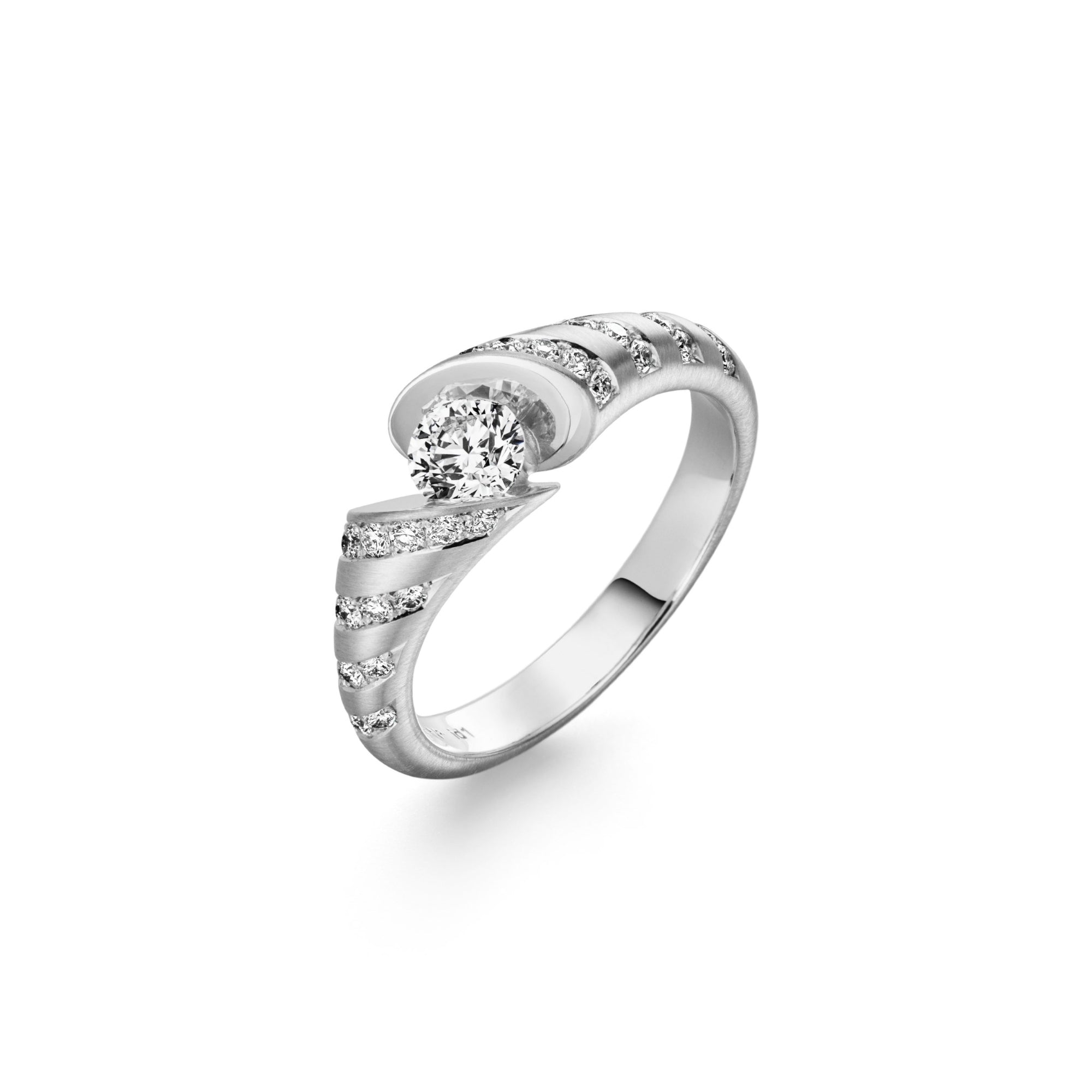 Schaffrath CALLA Diamantring - 218_CAL8Y_23_WW (WW) aus Weißgold mit Diamant