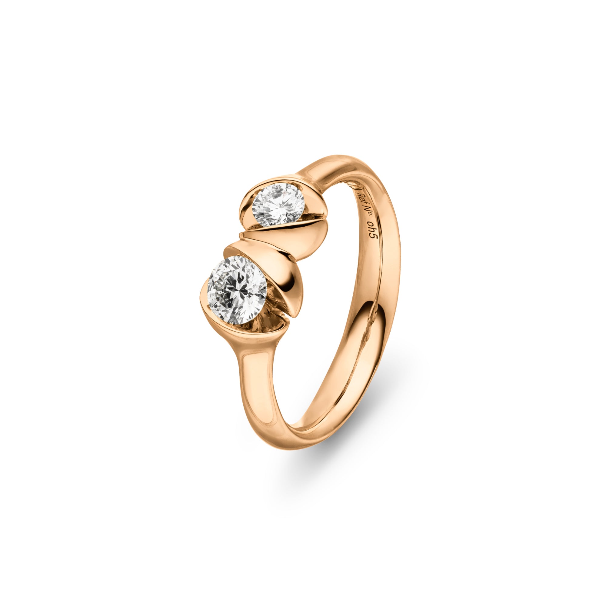Schaffrath CALLA Diamantring - 758_CABO2_60_RW (RW) aus Roségold mit Diamant