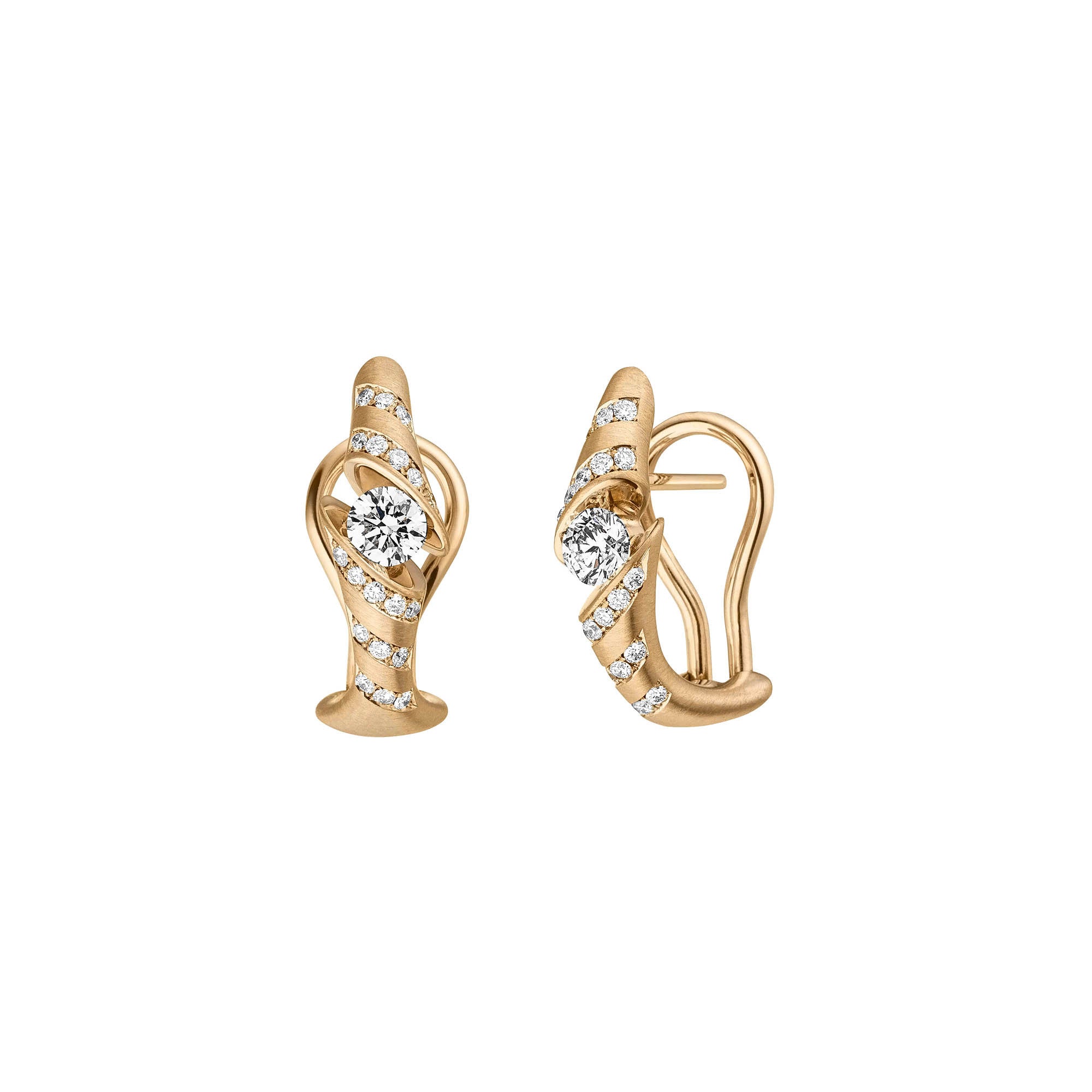 Schaffrath CALLA Ohrschmuck - 117_CAL8Y_40_GW (GW) aus Gelbgold mit Diamant