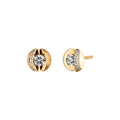 Schaffrath CALLA Ohrstecker - 117_CALLY_46_GW (GW) aus Gelbgold mit Diamant