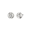 Schaffrath CALLA Ohrstecker - 217_CALL2_46_WW (WW) aus Weißgold mit Diamant