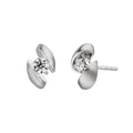 Schaffrath CALLA Ohrstecker - 217_CALLA_36_WW (WW) aus Weißgold mit Diamant