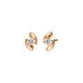 Schaffrath CALLA Ohrstecker - 757_CALLA_36_RW (RW) aus Roségold mit Diamant
