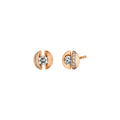 Schaffrath CALLA Ohrstecker - 757_CALLY_28_RW (RW) aus Roségold mit Diamant