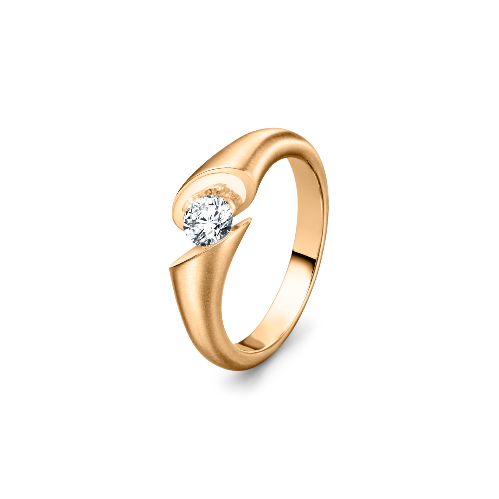 Schaffrath CALLA Solitaire - 118_CALLA_40_GW (GW) aus Gelbgold mit Diamant