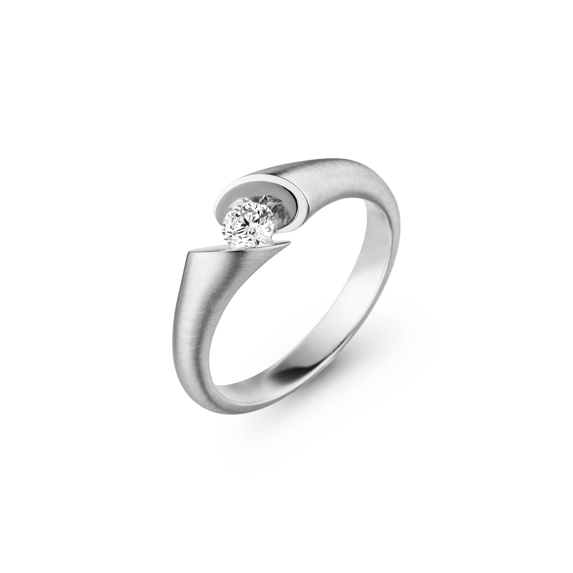 Schaffrath CALLA Solitaire - 218_CALLA_15_WW (WW) aus Weißgold mit Diamant