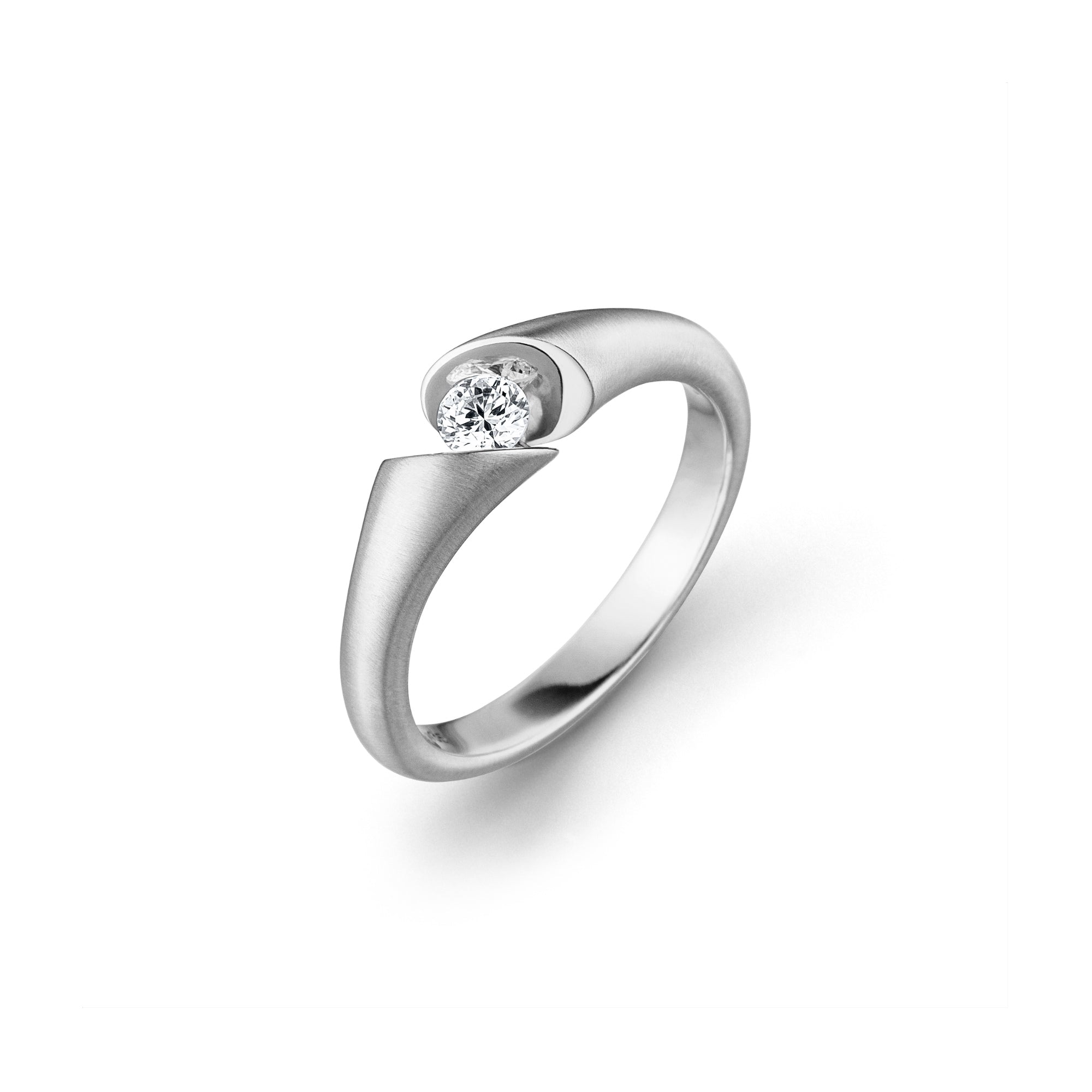 Schaffrath CALLA Solitaire - 218_CALLA_18_WW (WW) aus Weißgold mit Diamant