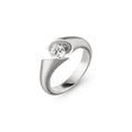 Schaffrath CALLA Solitaire - 218_CALLA_50_WW (WW) aus Weißgold mit Diamant