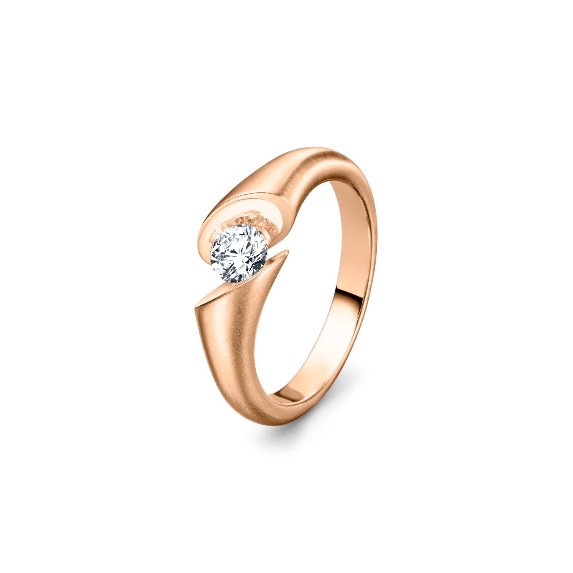 Schaffrath CALLA Solitaire - 758_CALLA_40_RW (RW) aus Roségold mit Diamant