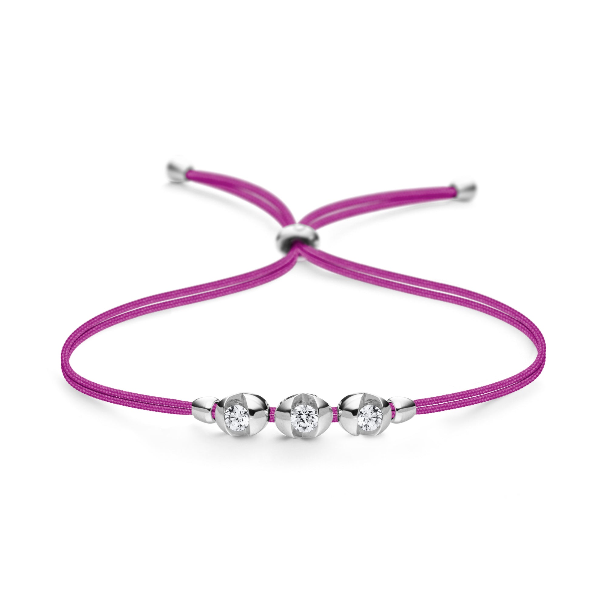 Schaffrath COLORTAIRE Armband - CTR32_B_008_BR_2_04_ULTRAVIOLET_WW (WW) aus Weißgold mit Diamant