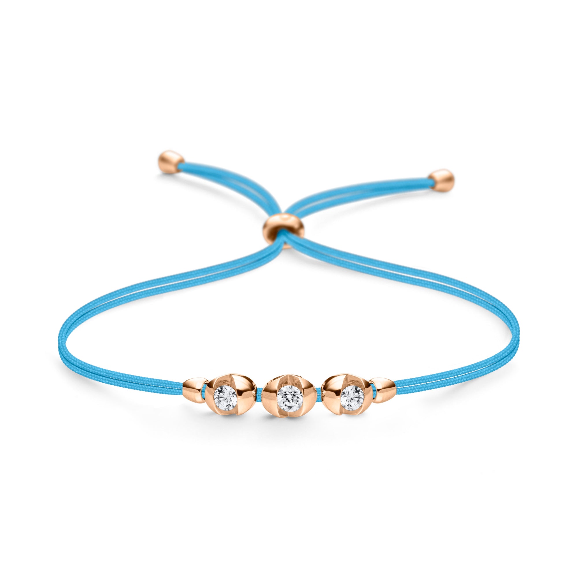 Schaffrath COLORTAIRE Armband - CTR32_B_008_BR_2_06_BOYSBLUE_RW (RW) aus Roségold mit Diamant