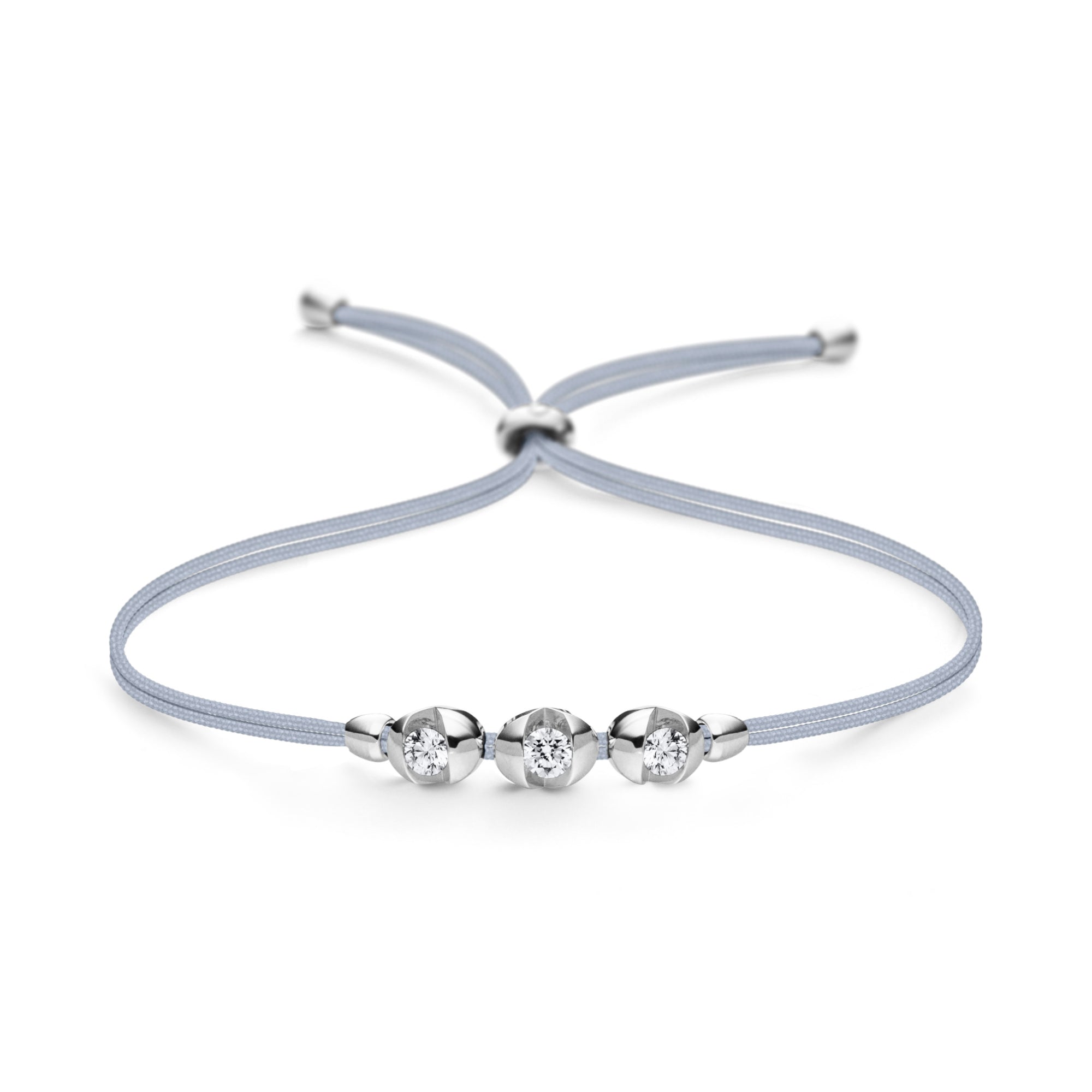 Schaffrath COLORTAIRE Armband - CTR32_B_008_BR_2_12_SHADOWGREY_WW (WW) aus Weißgold mit Diamant