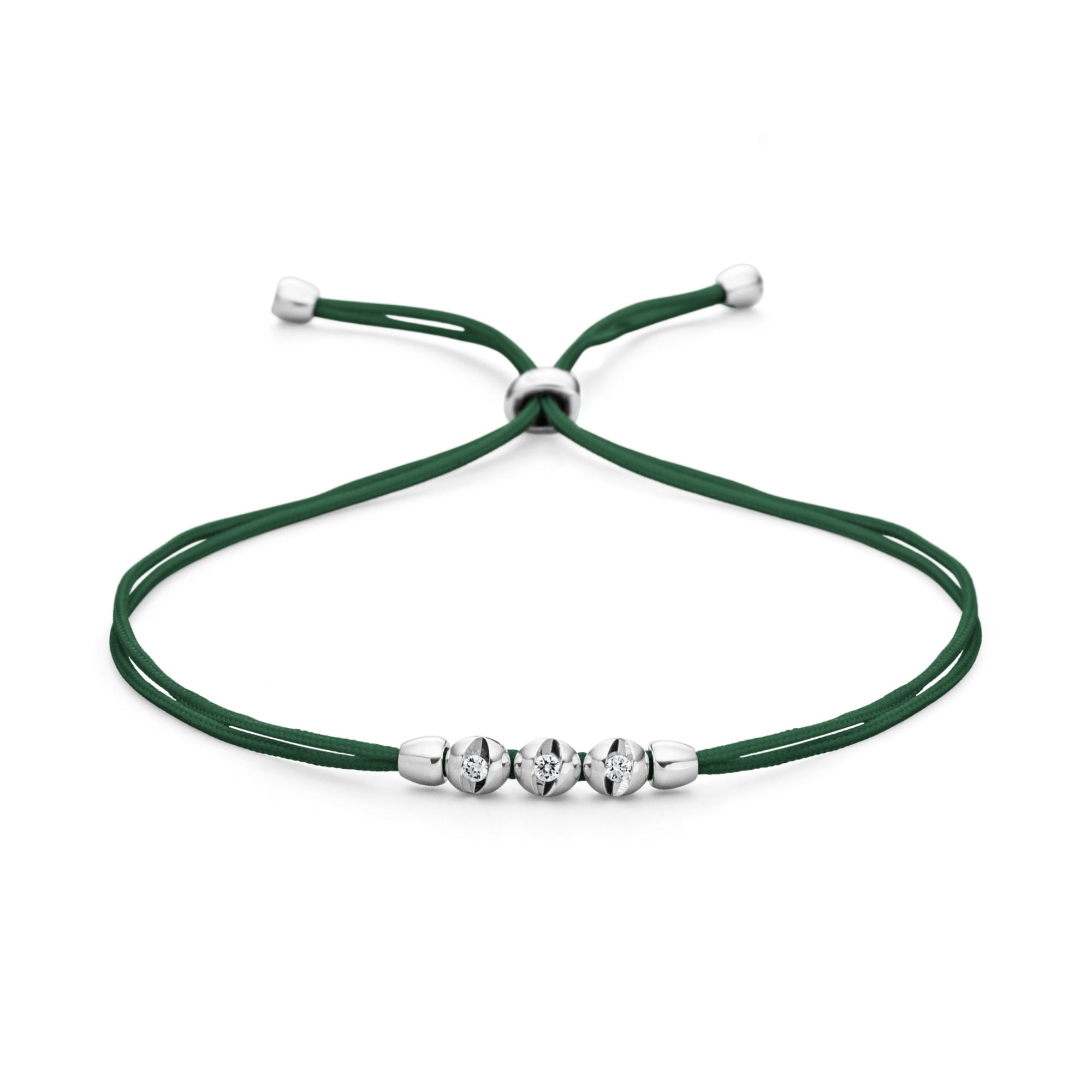 Schaffrath COLORTAIRE Armband - CTR32_B_0015_BR_2_02_EMERALDGREEN_WW (WW) aus Weißgold mit Diamant