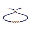 Schaffrath COLORTAIRE Armband - CTR32_B_0015_BR_2_05_NAVY_RW (RW) aus Roségold mit Diamant