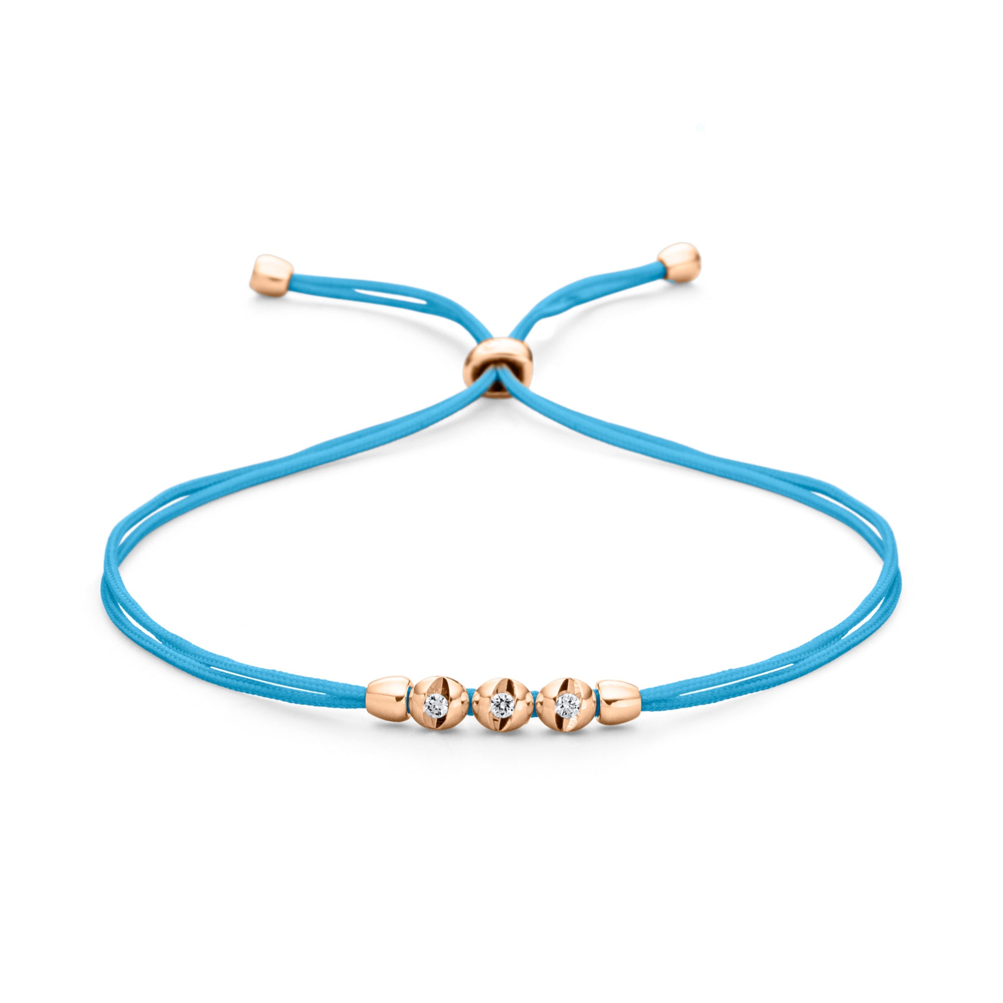 Schaffrath COLORTAIRE Armband - CTR32_B_0015_BR_2_06_BOYSBLUE_RW (RW) aus Roségold mit Diamant