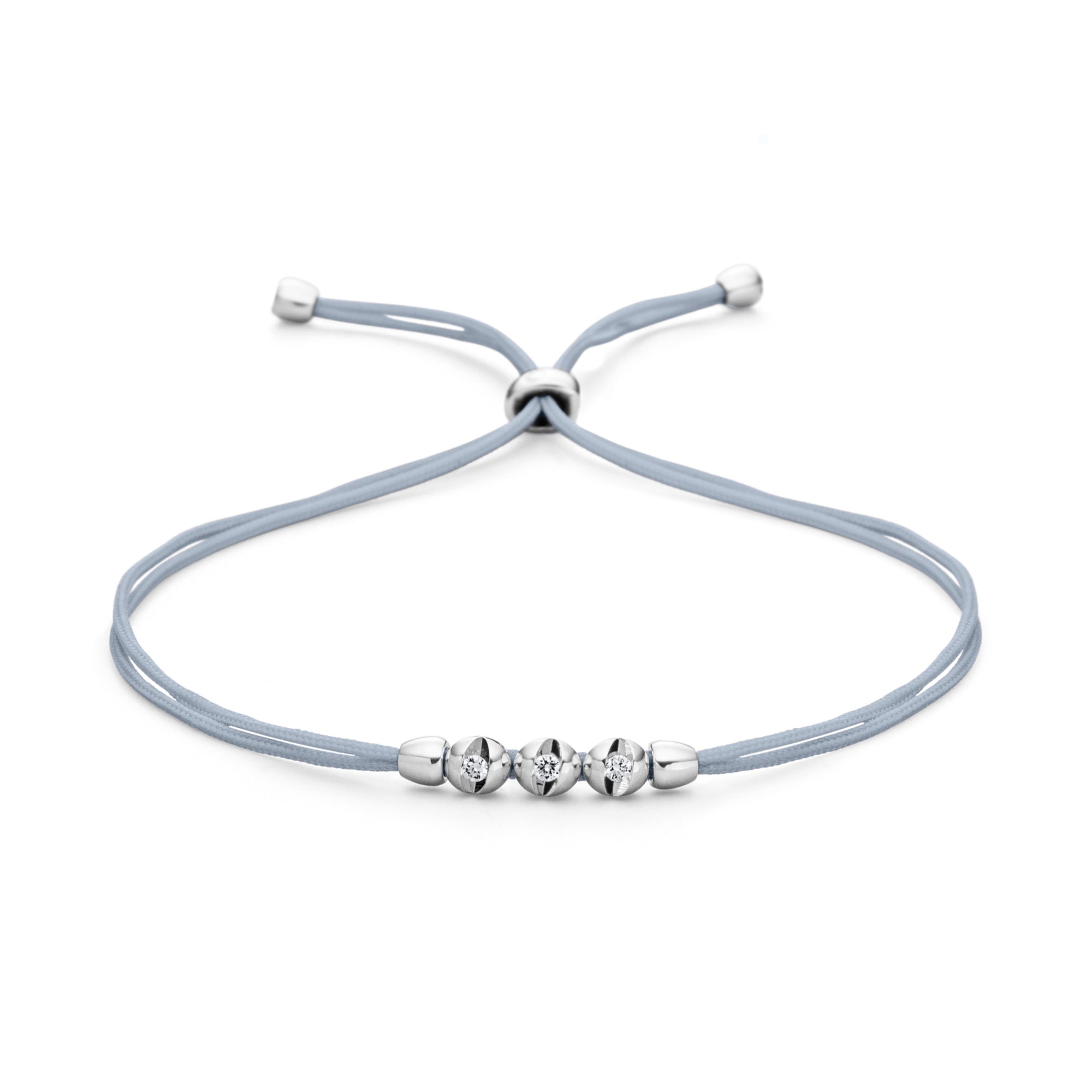 Schaffrath COLORTAIRE Armband - CTR32_B_0015_BR_2_12_SHADOWGREY_WW (WW) aus Weißgold mit Diamant