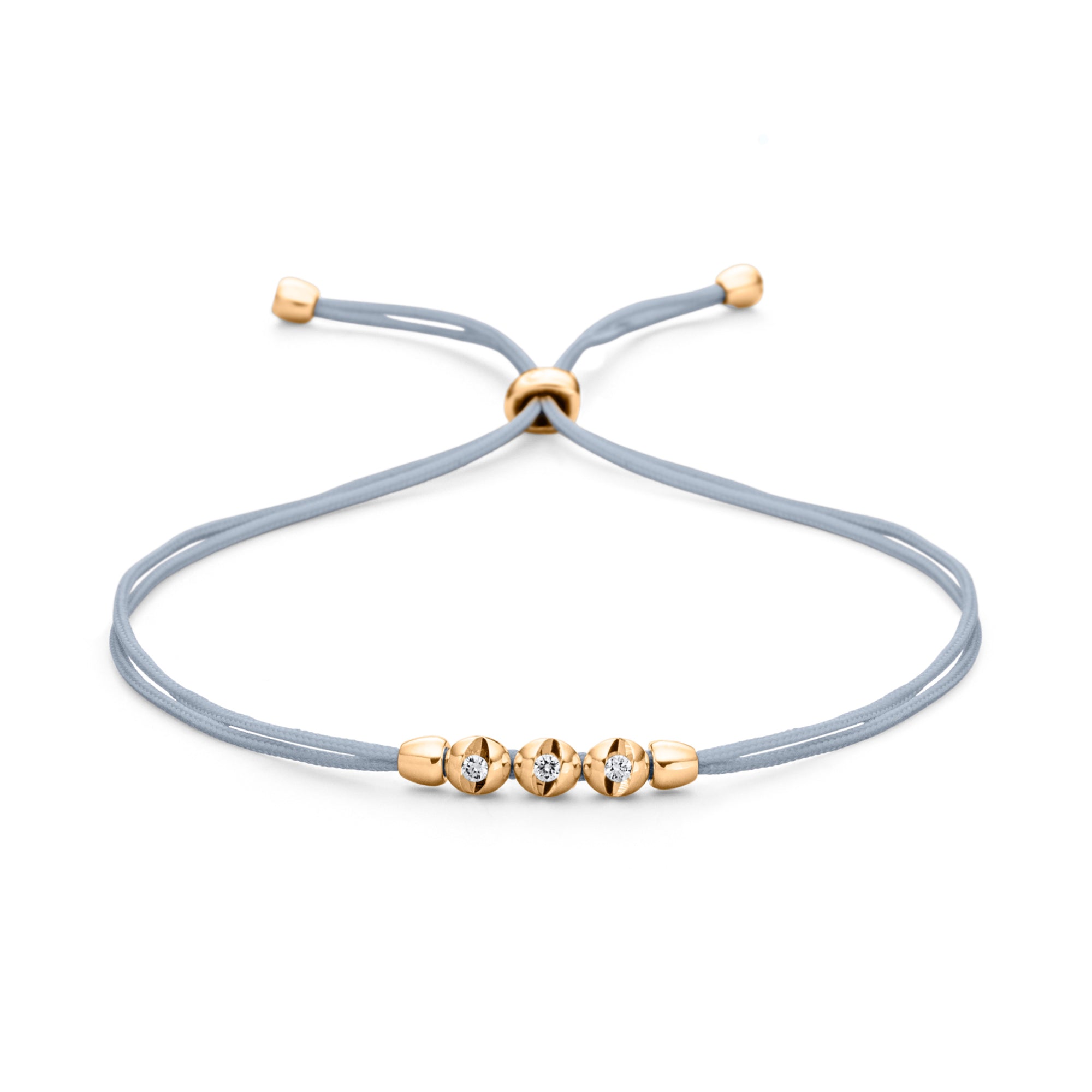 Schaffrath COLORTAIRE Armband - CTR32_B_0015_BR_2_12_SHADOWGREY_YW (YW) aus Gelbgold mit Diamant