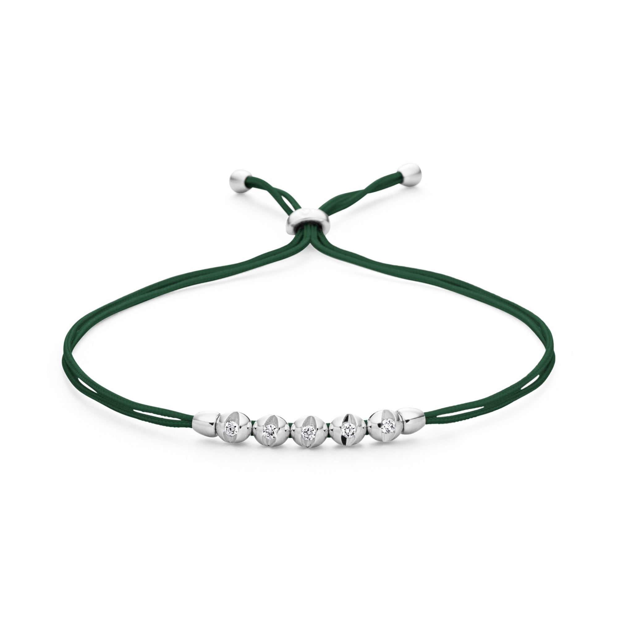 Schaffrath COLORTAIRE Armband - CTR52_B_0015_BR_2_02_EMERALDGREEN_WW (WW) aus Weißgold mit Diamant