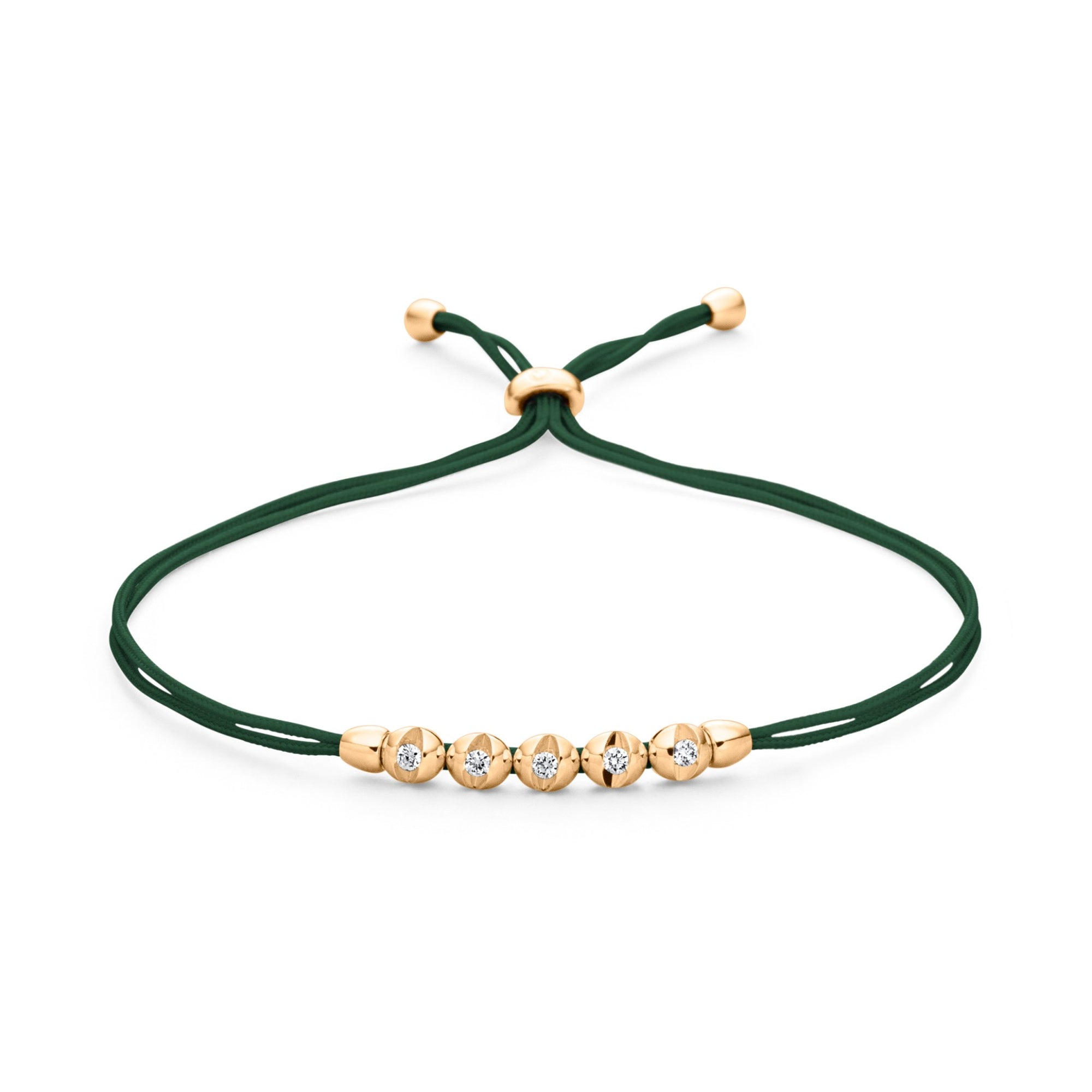 Schaffrath COLORTAIRE Armband - CTR52_B_0015_BR_2_02_EMERALDGREEN_YW (YW) aus Gelbgold mit Diamant