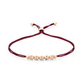 Schaffrath COLORTAIRE Armband - CTR52_B_0015_BR_2_03_DARKBURGUNDY_RW (RW) aus Roségold mit Diamant
