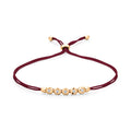 Schaffrath COLORTAIRE Armband - CTR52_B_0015_BR_2_03_DARKBURGUNDY_YW (YW) aus Gelbgold mit Diamant