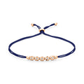 Schaffrath COLORTAIRE Armband - CTR52_B_0015_BR_2_05_NAVY_RW (RW) aus Roségold mit Diamant