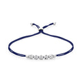 Schaffrath COLORTAIRE Armband - CTR52_B_0015_BR_2_05_NAVY_WW (WW) aus Weißgold mit Diamant