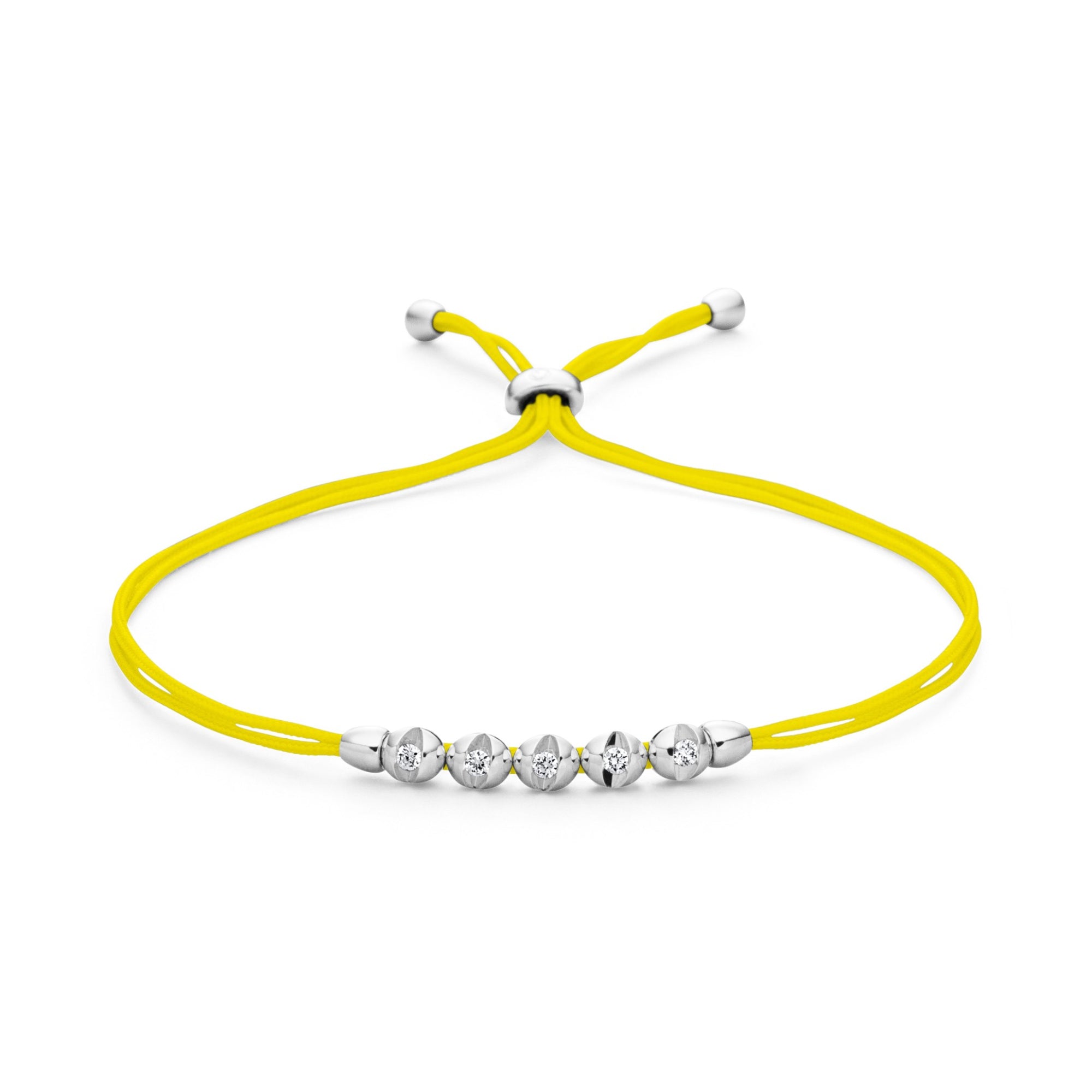 Schaffrath COLORTAIRE Armband - CTR52_B_0015_BR_2_07_SUNFLOWER_WW (WW) aus Weißgold mit Diamant