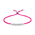 Schaffrath COLORTAIRE Armband - CTR52_B_0015_BR_2_09_HOTPINK_WW (WW) aus Weißgold mit Diamant
