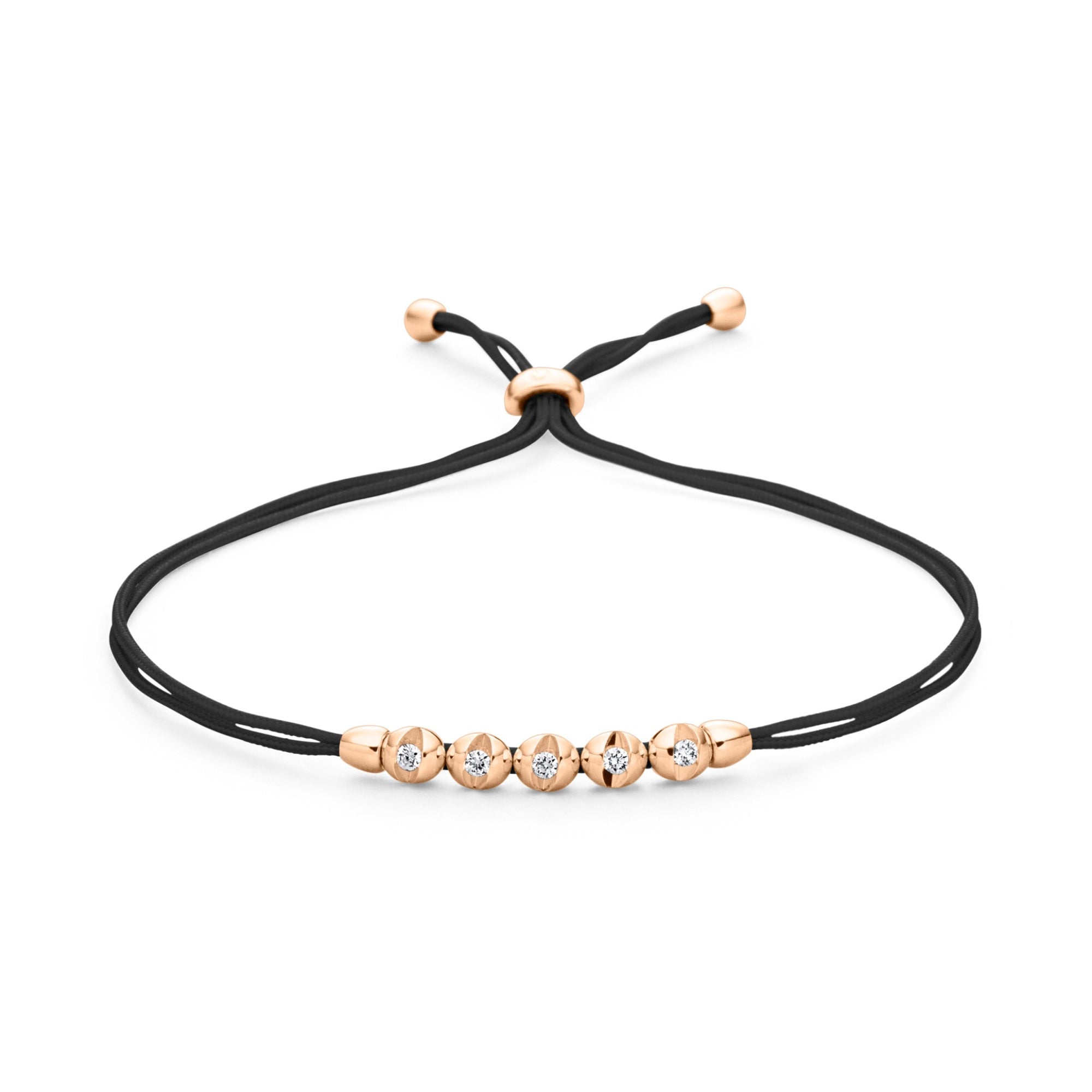 Schaffrath COLORTAIRE Armband - CTR52_B_0015_BR_2_11_MIDNIGHT_RW (RW) aus Roségold mit Diamant