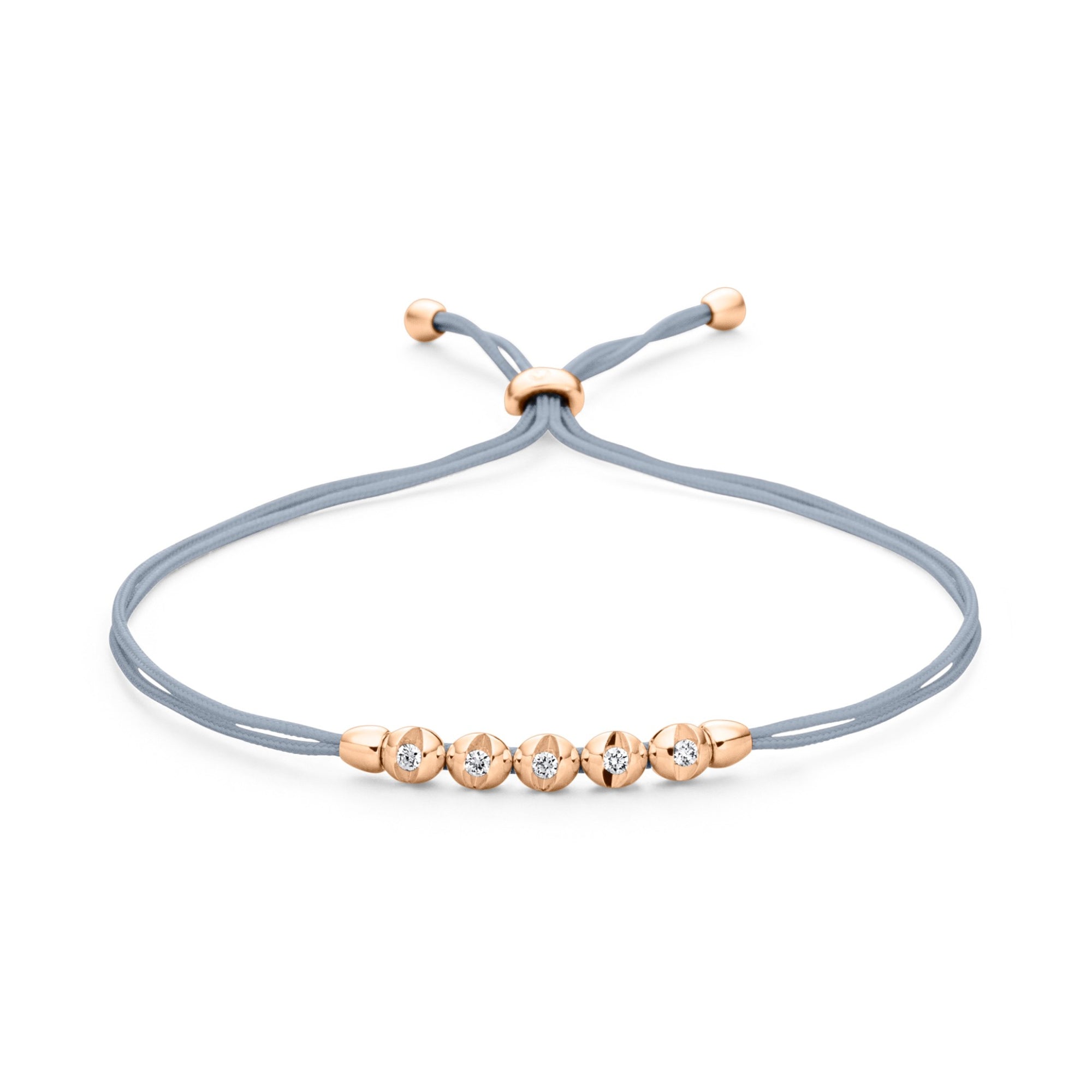 Schaffrath COLORTAIRE Armband - CTR52_B_0015_BR_2_12_SHADOWGREY_RW (RW) aus Roségold mit Diamant