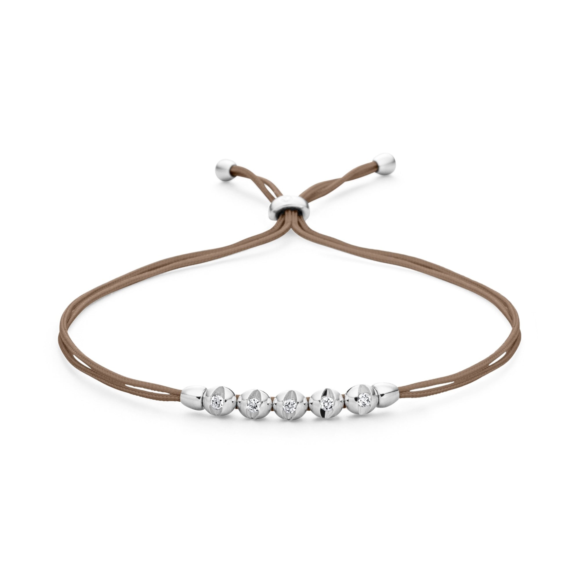 Schaffrath COLORTAIRE Armband - CTR52_B_0015_BR_2_14_CHASHMERE_WW (WW) aus Weißgold mit Diamant