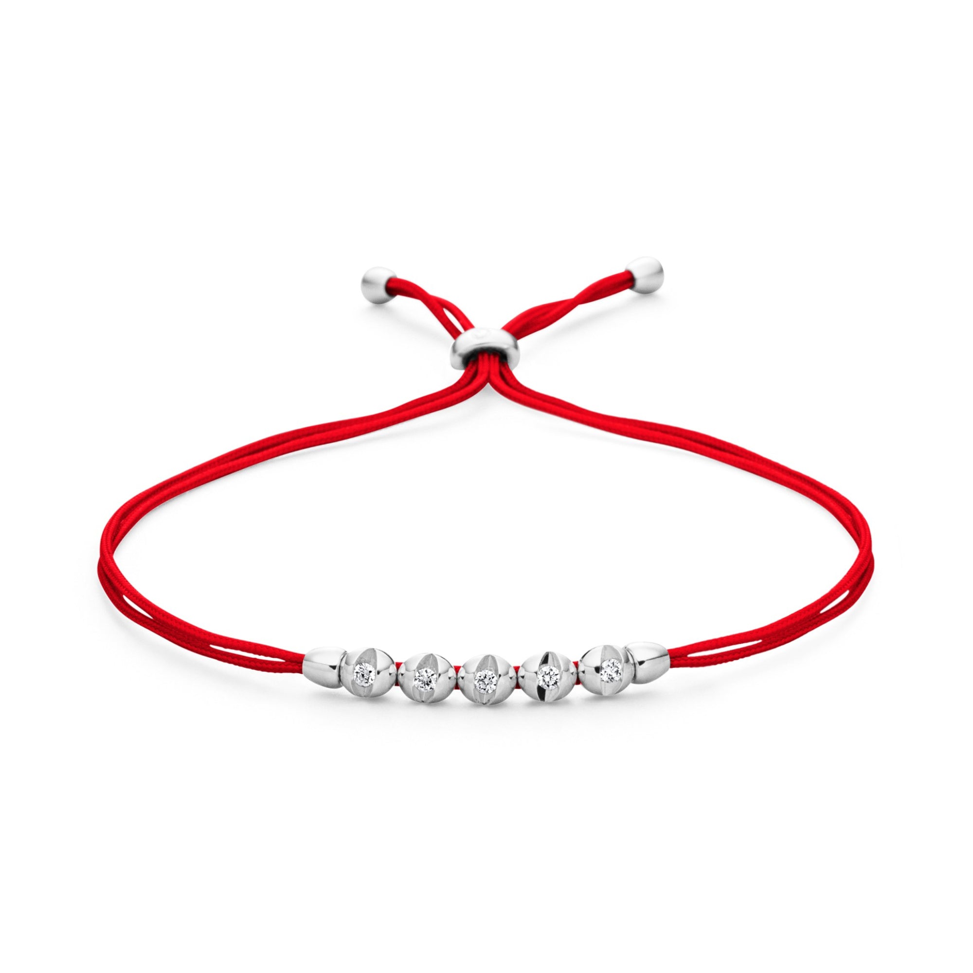 Schaffrath COLORTAIRE Armband - CTR52_B_0015_BR_2_15_RUBYRED_WW (WW) aus Weißgold mit Diamant