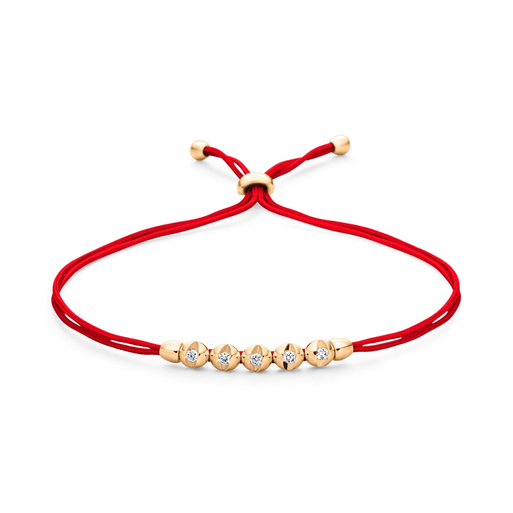 Schaffrath COLORTAIRE Armband - CTR52_B_0015_BR_2_15_RUBYRED_YW (YW) aus Gelbgold mit Diamant