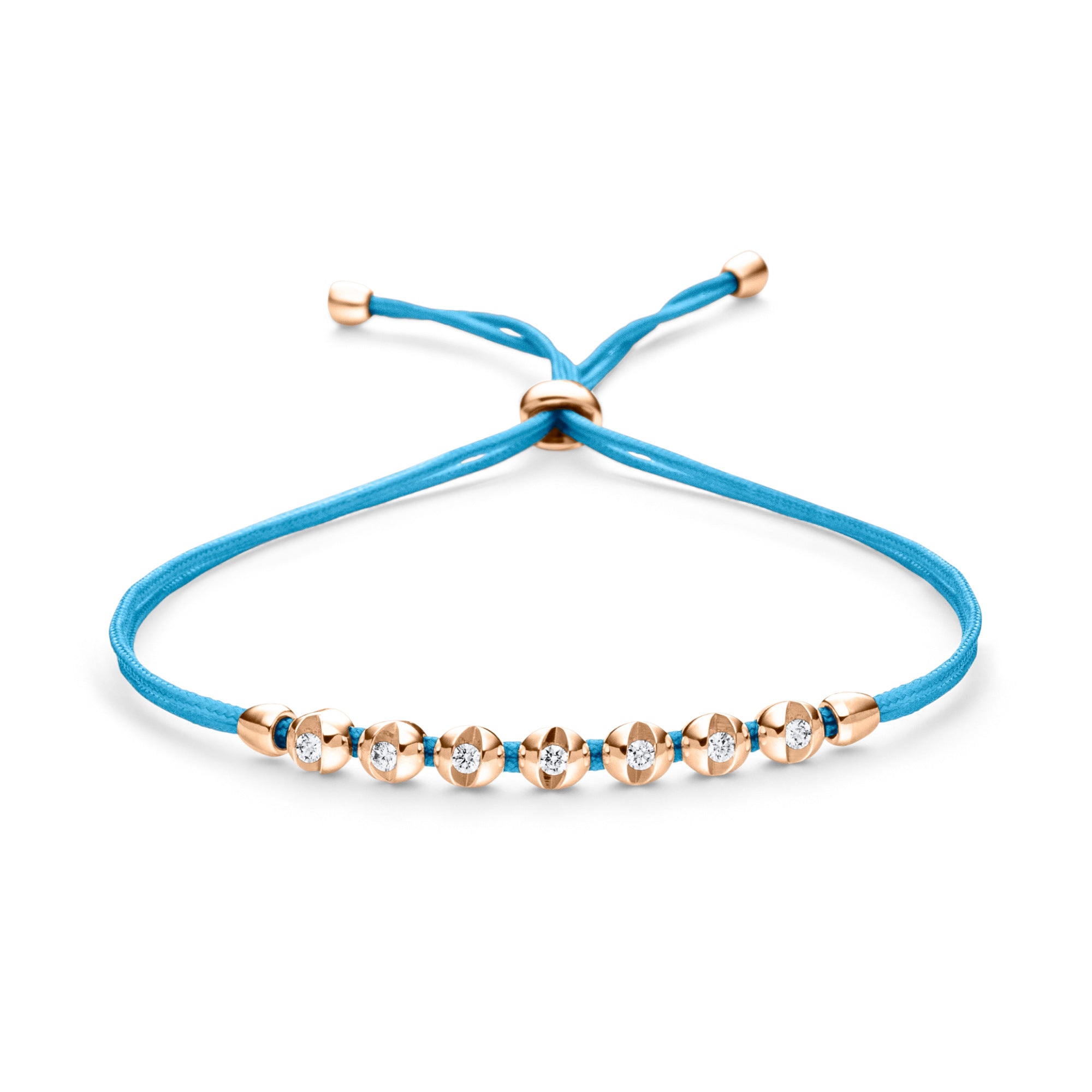Schaffrath COLORTAIRE Armband - CTR72_B_008_BR_2_06_BOYSBLUE_RW (RW) aus Roségold mit Diamant