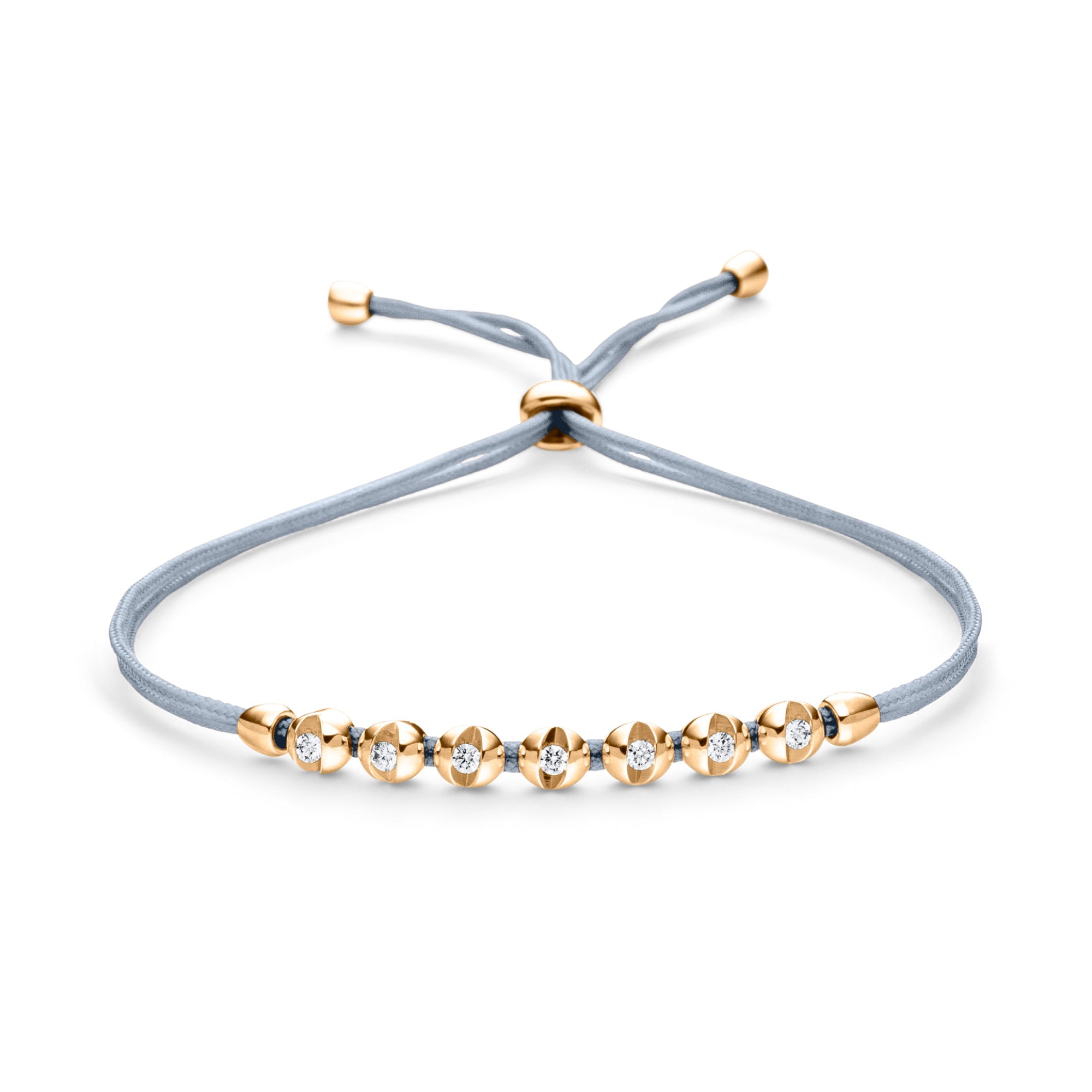 Schaffrath COLORTAIRE Armband - CTR72_B_008_BR_2_12_SHADOWGREY_YW (YW) aus Gelbgold mit Diamant