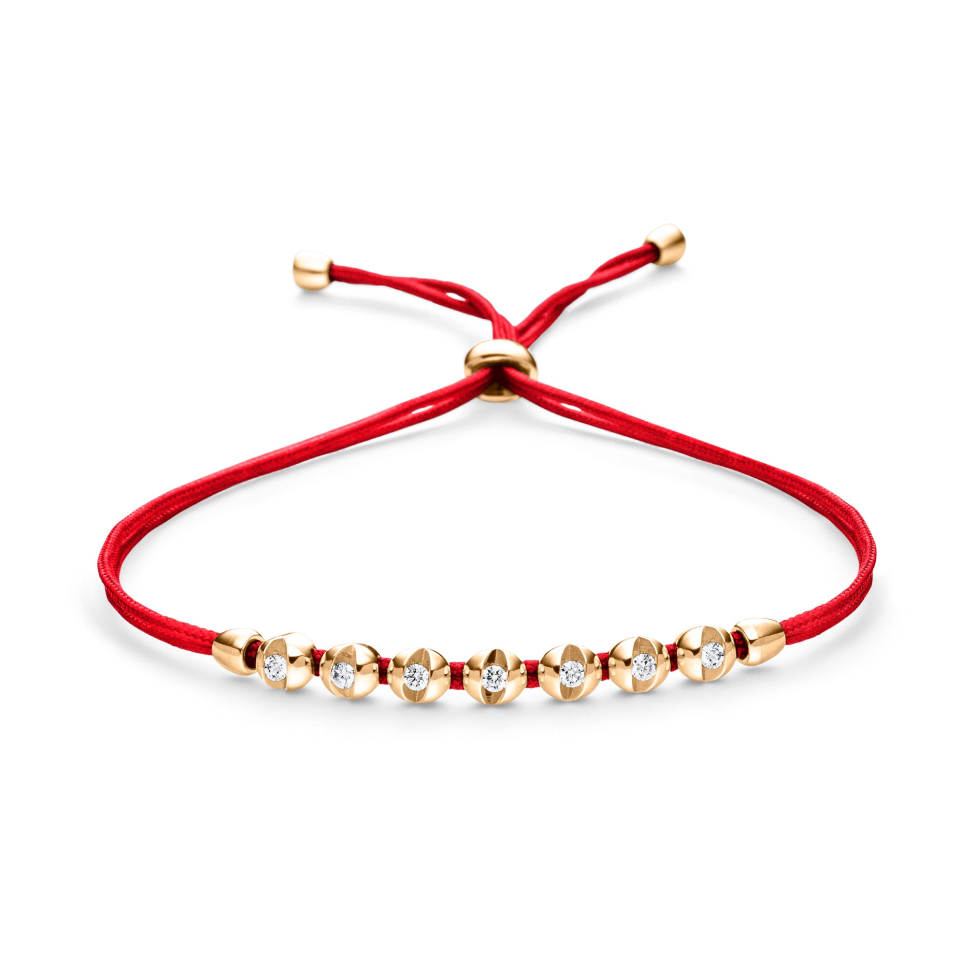 Schaffrath COLORTAIRE Armband - CTR72_B_008_BR_2_15_RUBYRED_YW (YW) aus Gelbgold mit Diamant