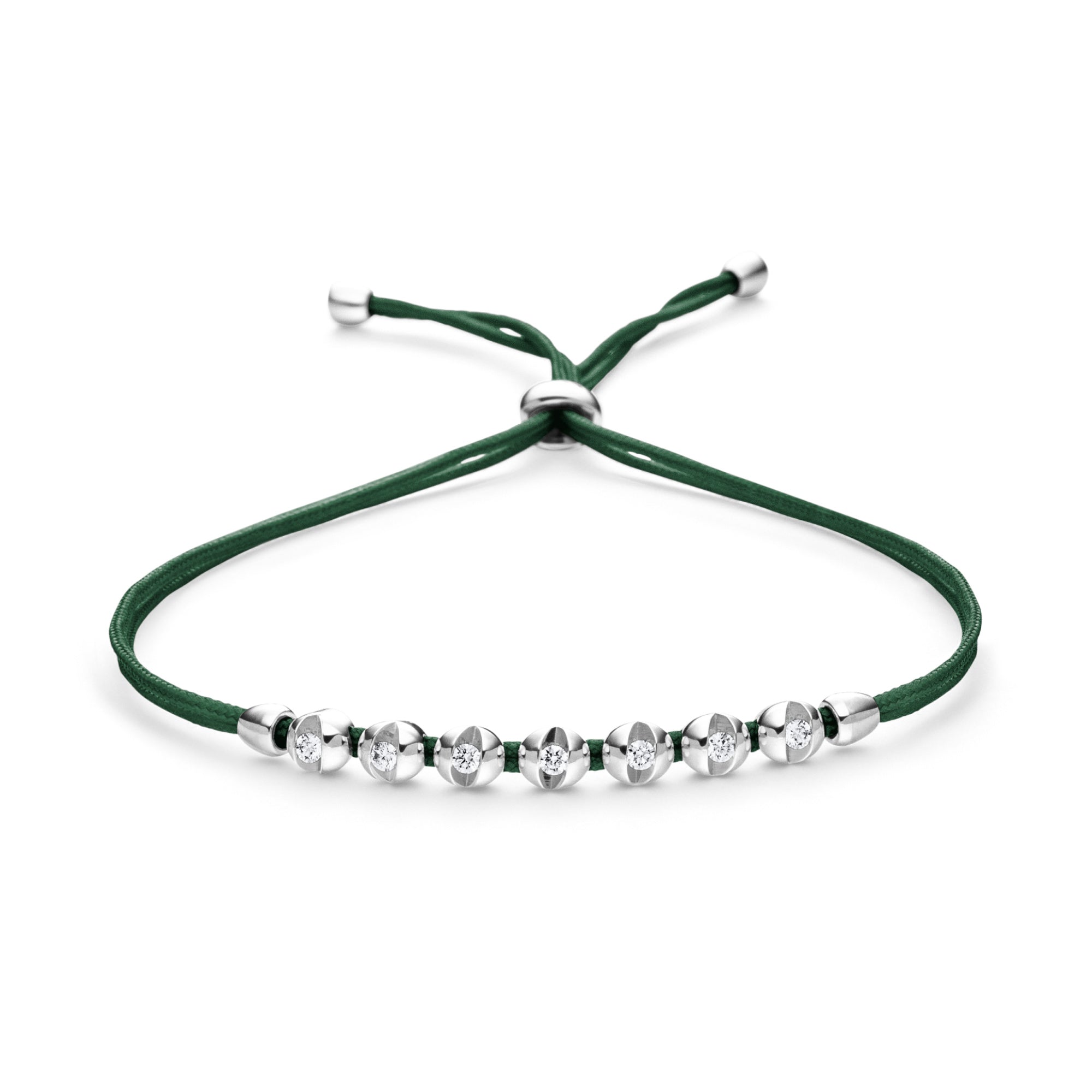 Schaffrath COLORTAIRE Armband - CTR72_B_0015_BR_2_02_EMERALDGREEN_WW (WW) aus Weißgold mit Diamant