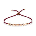 Schaffrath COLORTAIRE Armband - CTR72_B_0015_BR_2_03_DARKBURGUNDY_RW (RW) aus Roségold mit Diamant