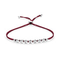 Schaffrath COLORTAIRE Armband - CTR72_B_0015_BR_2_03_DARKBURGUNDY_WW (WW) aus Weißgold mit Diamant