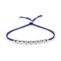 Schaffrath COLORTAIRE Armband - CTR72_B_0015_BR_2_05_NAVY_WW (WW) aus Weißgold mit Diamant