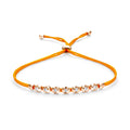 Schaffrath COLORTAIRE Armband - CTR72_B_0015_BR_2_08_FLAMEORANGE_RW (RW) aus Roségold mit Diamant