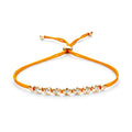 Schaffrath COLORTAIRE Armband - CTR72_B_0015_BR_2_08_FLAMEORANGE_YW (YW) aus Gelbgold mit Diamant