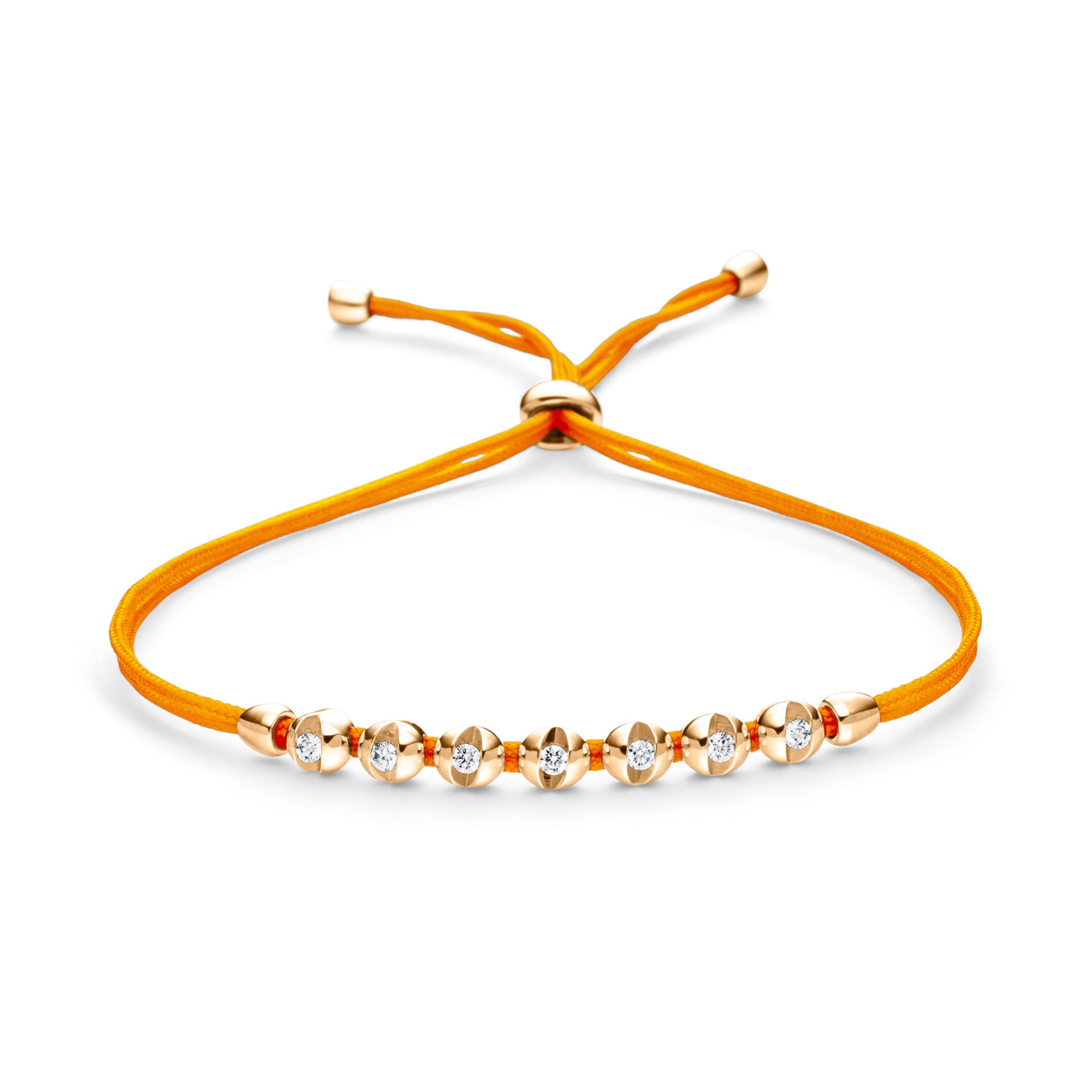 Schaffrath COLORTAIRE Armband - CTR72_B_0015_BR_2_08_FLAMEORANGE_YW (YW) aus Gelbgold mit Diamant