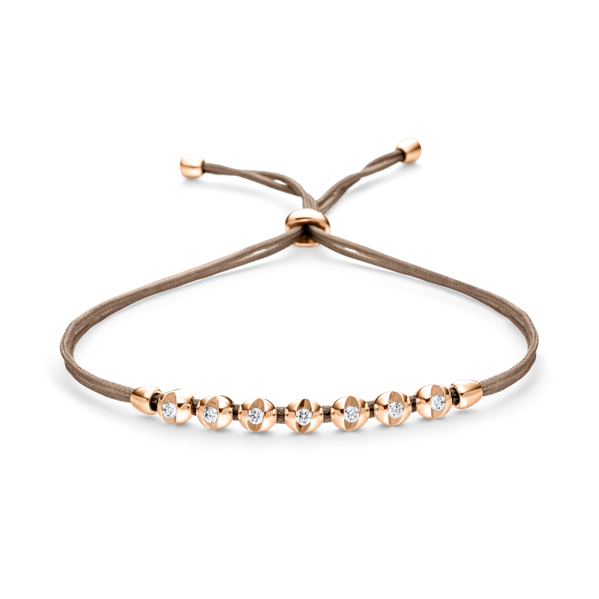 Schaffrath COLORTAIRE Armband - CTR72_B_0015_BR_2_14_CHASHMERE_RW (RW) aus Roségold mit Diamant