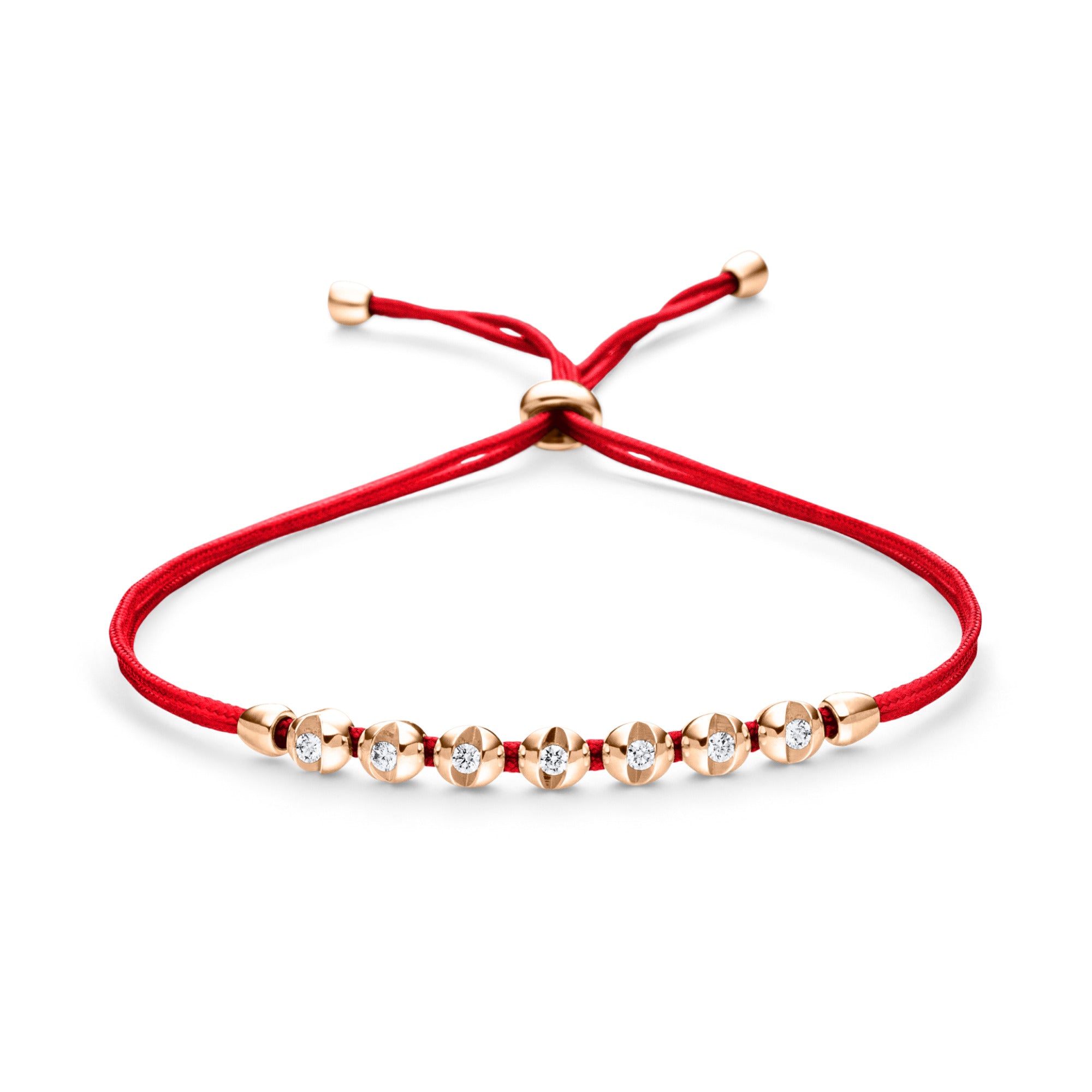 Schaffrath COLORTAIRE Armband - CTR72_B_0015_BR_2_15_RUBYRED_RW (RW) aus Roségold mit Diamant