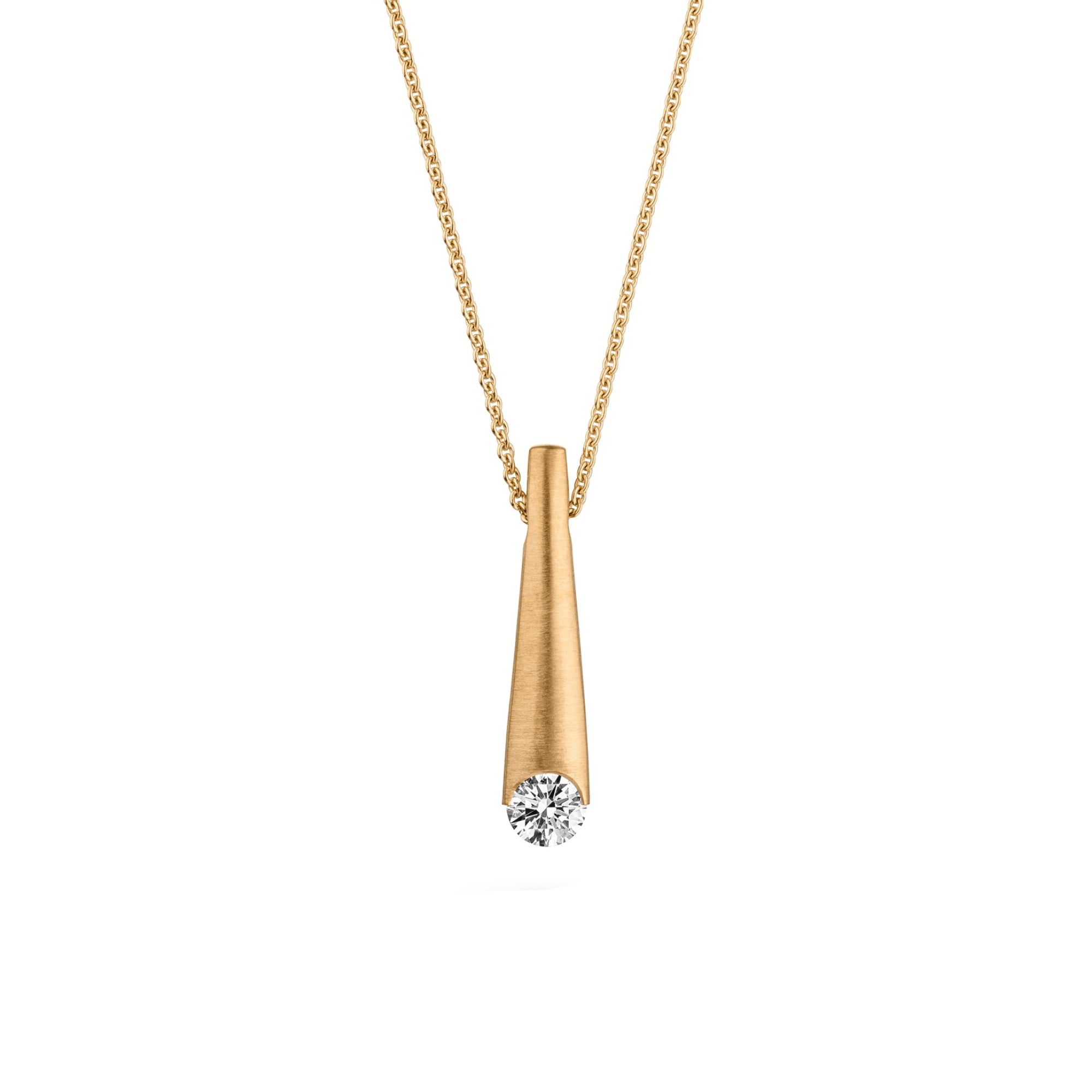 Schaffrath LA LUNA Collier - 114_2N290_025_GW (GW) aus Gelbgold mit Diamant