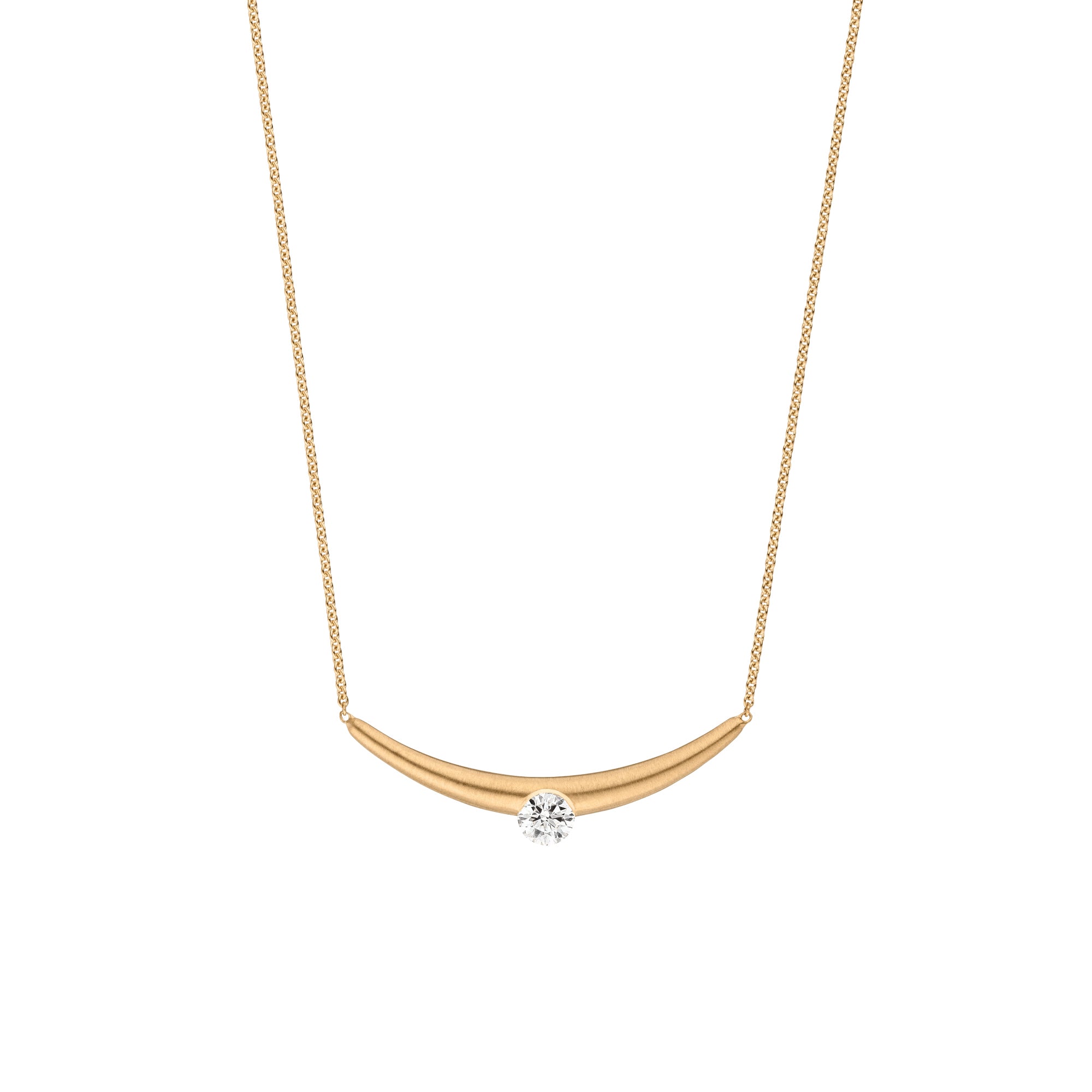 Schaffrath LA LUNA Collier - 114_2N288_025_GW (GW) aus Gelbgold mit Diamant