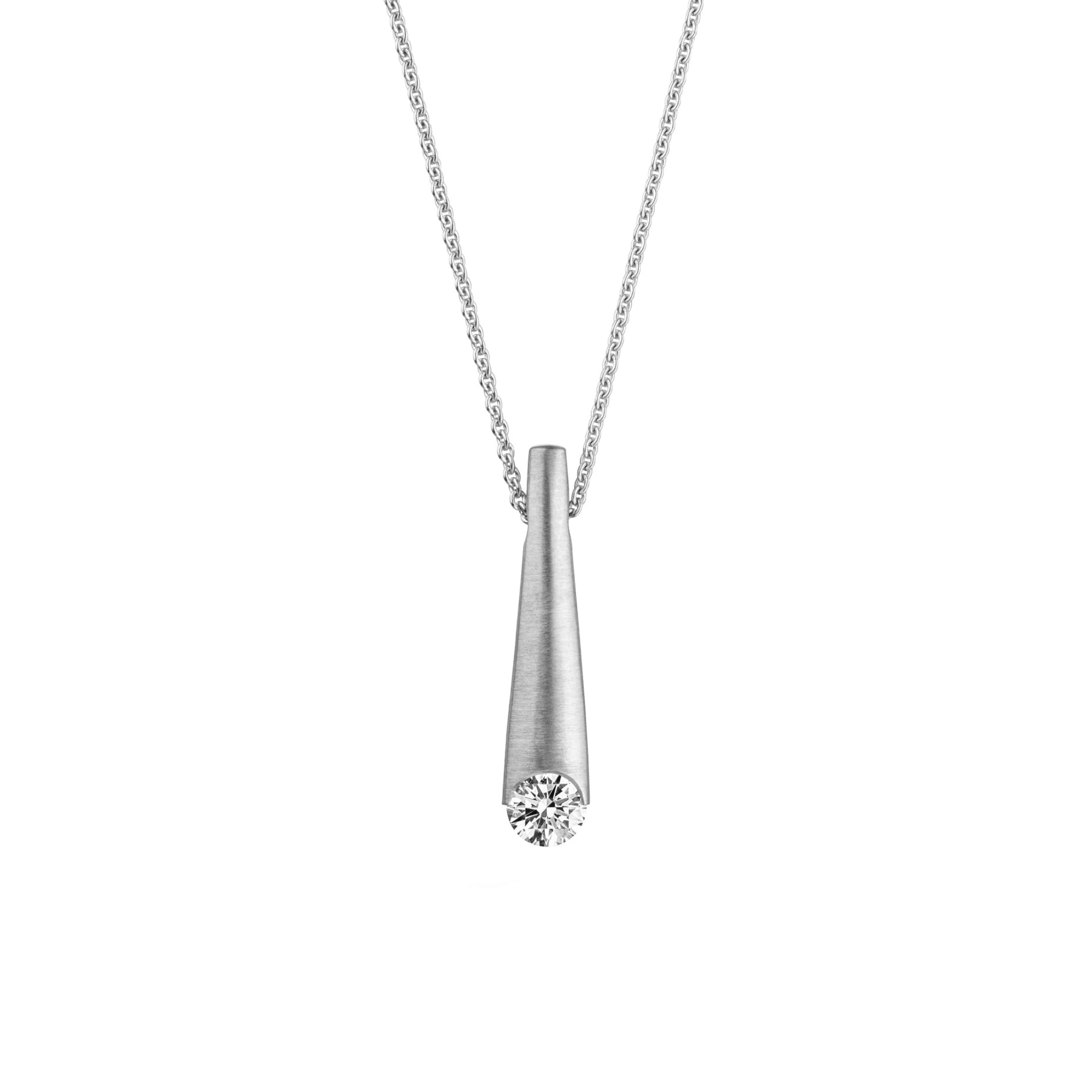 Schaffrath LA LUNA Collier - 214_2N290_025_WW (WW) aus Weißgold mit Diamant